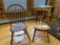 (2) Plank Seat Chairs