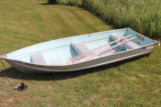 Sea King 11.5' Aluminum Boat w/Oars