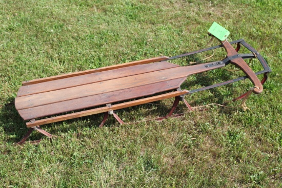 Vintage Steel Runner Sled