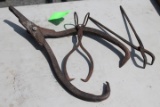 (3) Wrought Iron Tools