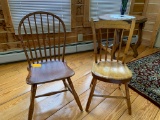 (2) Plank Seat Chairs