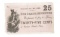Greencastle, Indiana 25 Cent Fractional Currency, Oct. 1, 1862