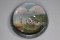 Vintage Franconia Notch Indianhead Glass Paperweight