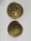 (2) Brass Civil War Era Buttons