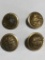 (4) Brass Civil War Era Buttons