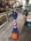Hand Painted Wood Barber Shop Pole