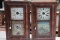 (2) Antique Ogee Weight Driven Mantle Clocks