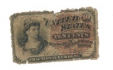 U.S. Fourth Issue 10 Cents Fractional Currency