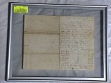 Civil War Era Framed Letter