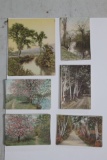 Miniature Colorized Wallace Nutting Prints