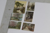 Miniature Colorized Wallace Nutting Prints