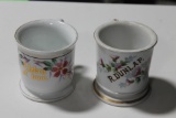 (2) Antique Ceramic Shaving Cups