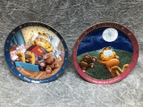 (2) Decorative Garfield Plates