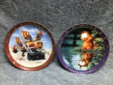 (2) Decorative Garfield Plates