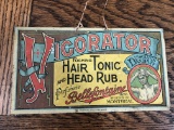 Tin Vigorator Sign