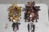 (2) Modern Cuckoo Clocks