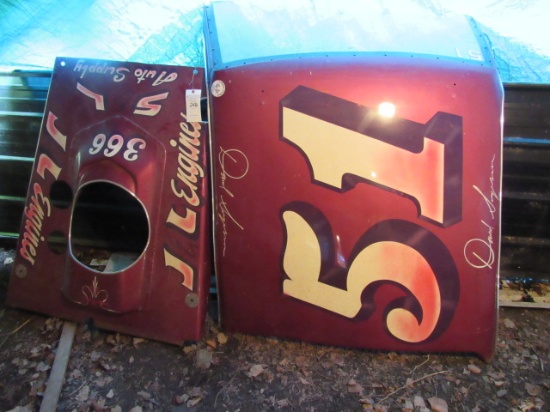 (2) Racing Panels (Roof & Hood)