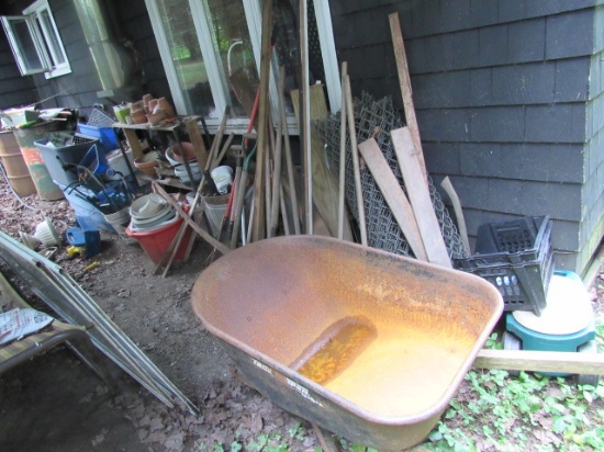 Wheelbarrow & Asst. Garden Smalls