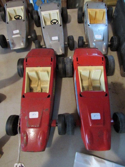 (5) Nylint Toy Race Cars