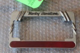 Harley Davidson Chrome Motorcycle License Plate Holder