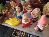 Ceramic Set of Snow White & Seven Dwarves