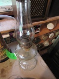 Vintage Glass Kerosene Lamp