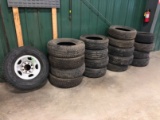 Lot: Misc. Used Car & Truck Tires