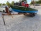 13' Wood Run About Boat with 7.5 HP Outboard Motor and Trailer