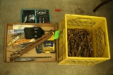 Box Of Assorted HSS & Wood Boring Drill Bits