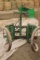 Work Saver Round Bale Grabber, Deere style quick attach