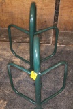 (2) Green Painted Wall Mounted Saddle Racks