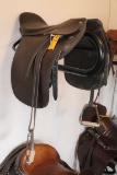 Whitman Cutback English Show Saddle w/Safety Stirrups