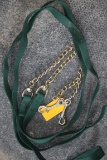 (2) Nylon/Chain Snap Lead Ropes