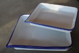 (3) Enamel Trays