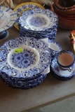 (30) Pieces of Vestal Hand Painted China