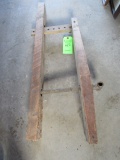 Antique Wooden Carpenter's Bench Vise