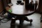 Round Oak Pedestal Base Table