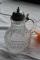 Antique Pressed Glass Syrup Pitcher