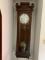 Antique Carved Walnut Mount Clock