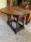 Vintage Round Drop Leaf Table