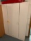 (2) Two Door Storage Cabinets