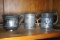 (3) Victorian Pewter Mugs