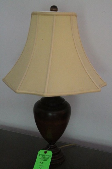 (2) Turned Wood Table Lamps