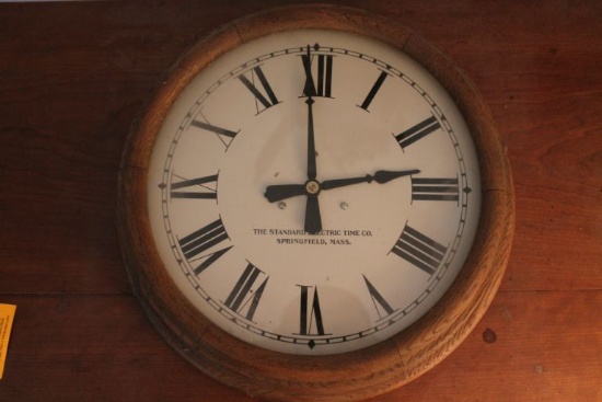 Standard Electric Time Co. Wall Clock