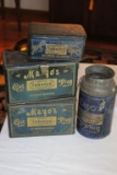 (4) Antique Mayo's Tobacco Tins