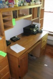 Wood Office Desk & Chair