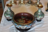 (3) Pieces of Cloisonne