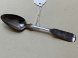 Platt & Brothers Coin Silver Spoon