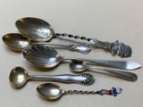 (6) Assorted Sterling Silver Spoons