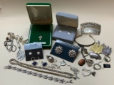 (24) Assorted Sterling Silver Jewelry Pieces